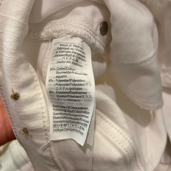 Madewell - White 9” High Rise Skinny Jeans - Picture 8 of 12